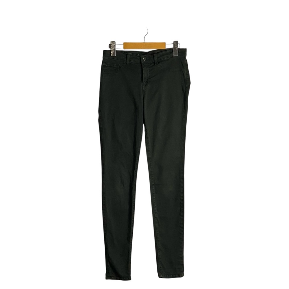 J Brand Women's Green Mid Rise Skinny Leg Jeans